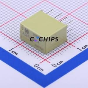 AGN20024 Signal Relay Through hole,5.7x10.6mm Relay 24V 2 Changeover: 2C (DPDT-Changeover)::: 110V-DC/125V-AC AgPd+Gold Plated - Product Image 1