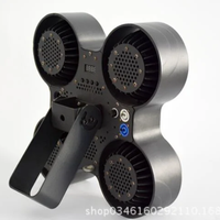 Éclairage de scène 4 yeux 100W blanc chaud/froid COB LED Blinder Light Follow Spot pour concert