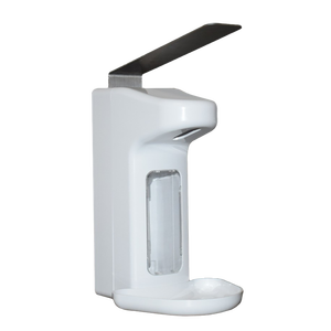 500ml Euro Bottle White ABS Manual Short Colored Lever Dispenser <b>Hand</b> Sanitizer Liquid <b>Soap</b> Foam Spray Pump Drip Hotel Bathroom - Product Image 3