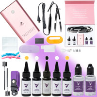 Kit d'outils pour extensions de cheveux v Light, vente chaude 2025, kit de machine pour extensions de cheveux, pour nouvelles extensions de cheveux humains à lumière UV