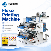 Mesin Cetak Kantong Plastik Anyaman PP Semi-Otomatis Struktur Tumpuk Letterpress Flexographic Pasokan Pabrik