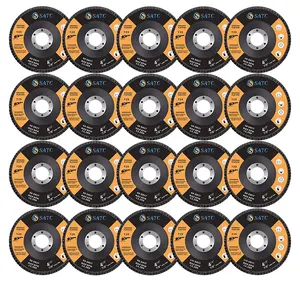 20 pezzi dischi 4.5 con aletta smerigliatrice angolare disco aletta allumina-Zirconia