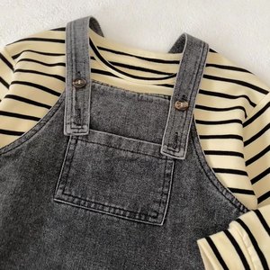 ملابس أطفال OEM ODM لخريف: طقم بناتي وأولادي كلي وكنزة من قطعتين - Product Image 6