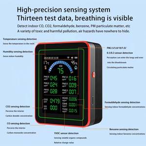 Detector de Aire Versátil con Interfaz Multifunción, Medición de 12 Parámetros y Diseño Ligero para Aplicaciones Globales - Product Image 2