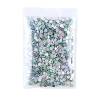 Strass en gros 72 couleurs SS3 SS4 SS6 SS8 SS10 SS12 SS16 SS20 à coller, en verre à dos plat, pour vêtements