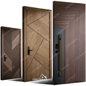 Portes intérieures en bois sur mesure et portes d'entrée extérieures en aluminium coulé et acier inoxydable pour les projets de villas, d'appartements et de maisons - Product Image 2