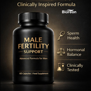 Capsules de soutien avancé à la fertilité masculine, formule de santé reproductive pour hommes, favorisant la motilité et le nombre de spermatozoïdes, flacon de 60 capsules - Product Image 2