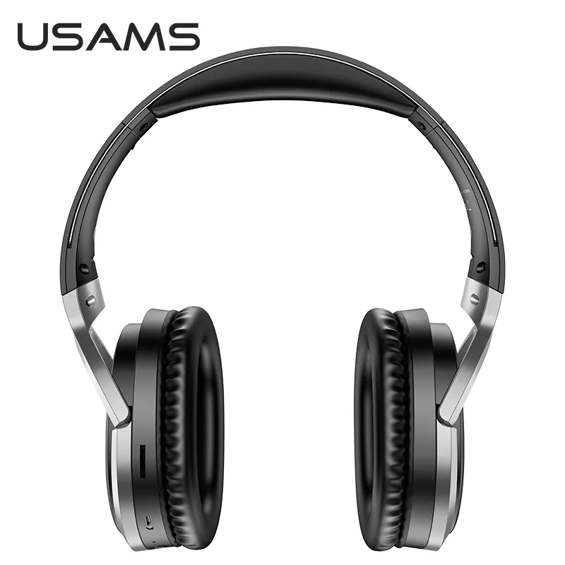 Usams Us-Yn001 Poderoso 3D Som Surround 2023 Sem Fio Com Cancelamento de Ruído Fones De Ouvido Com Tampas de Macio E Confortável