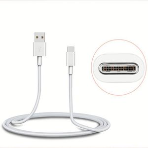 สายชาร์จเร็วแบบ Type C ยาว 3 ฟุต (1 เมตร) หัวต่อ Type C เป็น USB สำหรับชาร์จเร็วและถ่ายโอนข้อมูล สายชาร์จโทรศัพท์มือถือ สายไฟ USB - Product Image 4