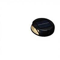 Vente directe usine – Lumière solaire pour marches de terrasse, étanche IP67, design profil bas en forme de coque de tortue, LED chaude pour allées de jardin et lames de bois