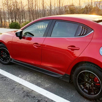 Kit carrosserie sport de haute qualité en ABS pour MAZDA3 AXELA 2014-2019, comprenant des lèvres avant et arrière pour une décoration améliorée