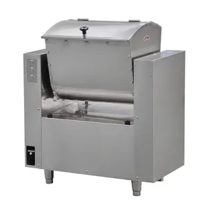 Wanjie Mixer adonan Spiral listrik, mesin pencampur adonan industri komersial Horizontal harga rendah 12.5kg
