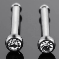 Anneau de nez en titane massif G23 avec bijoux, piercing de narine, clous de nez, clous d'oreille pour femmes, bijoux de piercing corporel