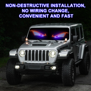 Nouvelle Arrivée Lampe LED à Matrice de Pixels Design Oeil de Démon IP67 Étanche USB 12V 5W pour Voiture Camion SUV - Product Image 6