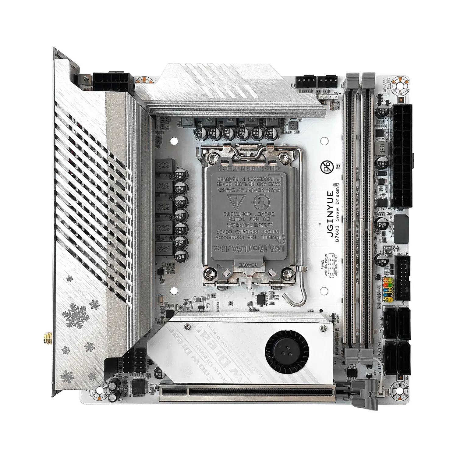 Lga 1700 White Mini Itx Motherboard B760i Motherboard LGA 1700