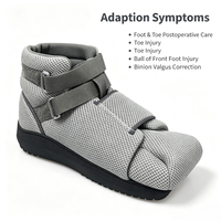 Chaussure post-opératoire CE OEM ODM à tige haute en maille 3D à bout carré, directement de l'usine, pour blessures à l'orteil, traumatismes de l'avant-pied, correction de la hallux valgus