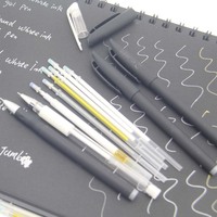 Stylo gel blanc raisin en caoutchouc souple