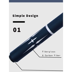 Taco de billar Ok Healing de fibra de carbono de 57 pulgadas, taco de billar de alta calidad para bola 9 con punta de cuero y funda protectora - Product Image 4