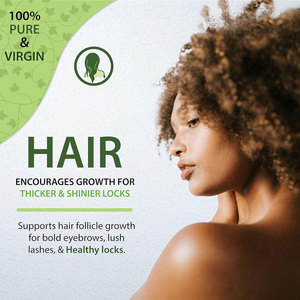 Aceite de Ricino Puro Prensado en Frío, Orgánico, Sin Hexano, de Marca Privada, Anticaspa, Reparador del Cabello, Suero para el Crecimiento de Pestañas y Cejas - Product Image 5