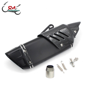 51mm universel moto Akra échappement M1 silencieux en Fiber de carbone bouclier thermique DB tueur pour Yamaha <span class=keywords><strong>R1</strong></span> R3 R6 Ninja400 250 Tmax 530 - Product Image 4