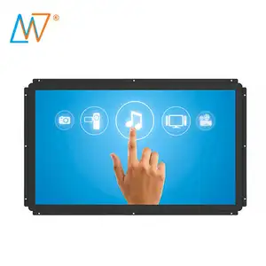 Capacitieve Touchscreen 21 Inch Lcd Panel Touch Screen Led Tv Monitor 21 Inch met Usb Rs232 Vga-ingang