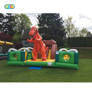 No eléctrica multijugador fiesta globo de aire inflable dinosaurio obstáculo <span class=keywords><strong>radical</strong></span> - Product Image 1