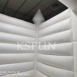 Inflatable Trắng nhà bị trả lại với slide và bóng Pit Trắng bouncy lâu đài với Slide Jump <span class=keywords><strong>House</strong></span> Inflatable <span class=keywords><strong>Bouncer</strong></span> cho Đảng - Product Image 6