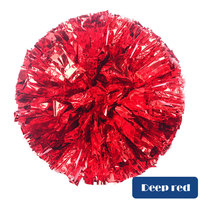 Pompons de cheerleading à double trou avec poignée, pour la compétition, les clubs, les fournitures sportives et la décoration de fêtes dansantes