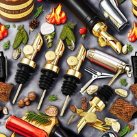 Vente chaude 2023 Portable En Acier Inoxydable Vin Versé Bec Hygiénique Vitesse Verser pour Bouteilles D'alcool