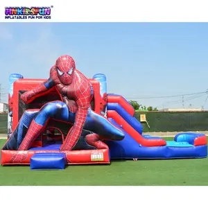 Desain Baru Rumah Bouncing Spiderman Tiup Bouncer Bouncer Jumping Castle Tiup Kastil Pantul Spiderman