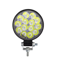 Luz de Trabajo LED para Automóvil, Mini Redonda de 3 Pulgadas, 42W, Luces Auxiliares de Ingeniería, Lámpara de Trabajo Modificada para Todoterreno, Luz de Trabajo LED