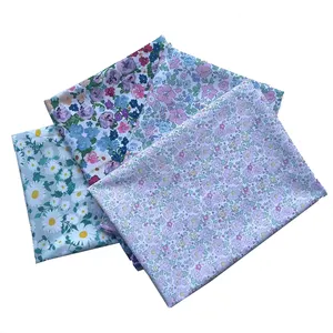 Tissu popeline de coton <span class=keywords><strong>Liberty</strong></span> imprimé numérique personnalisé et tendance pour robes de garçons, chemises légères, sacs, housses, rideaux, jouets - Product Image 1