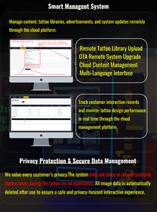 Macchina AI per Prova Tatuaggi, Chiosco per Anteprima Virtuale di Tatuaggi, Display per Portfolio di <span class=keywords><strong>Tatuatori</strong></span> |   Soluzione per il Coinvolgimento del Cliente e il Marketing - Product Image 5