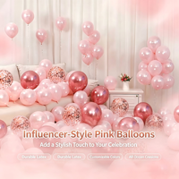 Offre Spéciale – Ensemble de Ballons en Latex Chromé Double Couche de 10 Pouces, Couleurs Personnalisables, Style Influenceur, pour Anniversaire et Décoration de Fête de Mariage