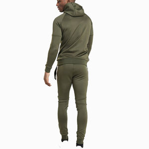 Custom Heavyweight 600GSM Algodón Fleece Baggy Sudadera con capucha y pantalones de chándal Conjunto Hombres Chándal en blanco de gran tamaño Chándales Hombres - Product Image 3