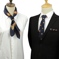 Coffret Cadeau d'Entreprise Haut de Gamme : Cravate et Foulard en Soie Personnalisés avec Logo pour Cadres, Accessoire de Luxe pour Marquage Commercial