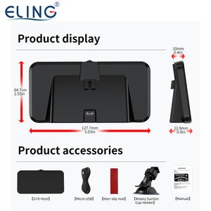 Compteur de vitesse GPS tête haute ELING MPH KM/H Écran LED Longitude <span class=keywords><strong>Latitude</strong></span> avec alarme de survitesse à 3 niveaux pour tous - Product Image 5