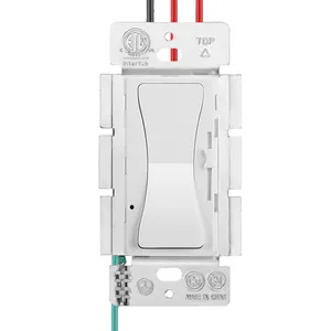 Keygma interruptor de luz elétrico 300w, 3 vias led dimmer 010v dimmer