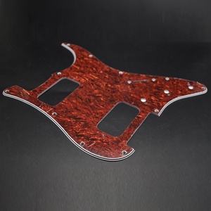 Pickguard <span class=keywords><strong>Stratocaster</strong></span> HH à 11 trous en PVC 3 plis, plaque anti-rayures ST Double Humbucker, compatible avec les <span class=keywords><strong>Stratocaster</strong></span> Fender américaines et mexicaines - Product Image 4