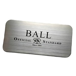 <span class=keywords><strong>Plaque</strong></span> nominative en aluminium <span class=keywords><strong>brossé</strong></span> et chanfreiné, <span class=keywords><strong>autocollante</strong></span> 3D, avec texte imprimé en typographie et finition laquée, directement du fabricant - Product Image 2