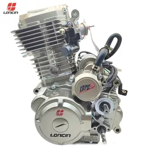 Vente en gros de pièces de rechange de moteur de moto Loncin 300cc 4 temps refroidi à l'eau CG300cc mono cylindre démarrage électrique