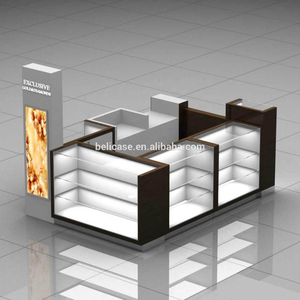 Tienda isla escaparate joyería quiosco para centro comercial pequeño centro comercial de madera diseño quiosco - Product Image 4