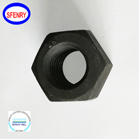 Écrous hexagonaux de grade 8.8 en acier au carbone galvanisé, norme ASME B18.2.2, tailles M16/M18/M20/M22/M24, filetage à droite, pour l'industrie générale
