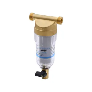 Sistema de purificación de agua para el hogar, extracción familiar de sedimento de latón lavable, prefiltración - Product Image 1