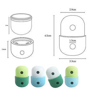 Jouets pour chiens en silicone écologiques Interaction facile à nettoyer Balle alimentaire qui fuit Plus de gaspillage alimentaire! - Product Image 5