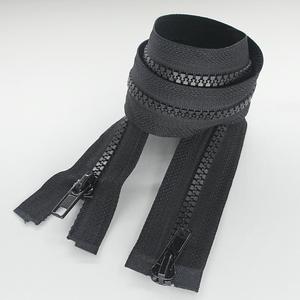 Double glissière <span class=keywords><strong>Derlin</strong></span> Zip Open-End Laiton Métal Fermeture à glissière pour matelas PVC Imperméable en plastique pour tentes Sacs Vêtements - Product Image 2