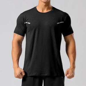T-shirts personnalisés pour hommes, respirants, pour la randonnée, la gym, à séchage rapide, à manches courtes, pour le sport, décontractés, pour la course à pied - Product Image 4