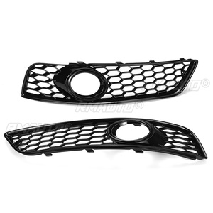 Honeycomb Mesh Style Car Front Bumper Fog Light Grille Grill Cover for Audi A3 8P 2009-2013 8P0807682D 8P0807681D Fog <b>Lamp</b> Grill - Product Image 2