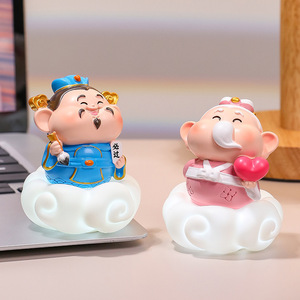 Resin Buddha <b>Statues</b> Flower Shape Decorative Figurines For Home Desktop Artistic Gift - Product Image 3