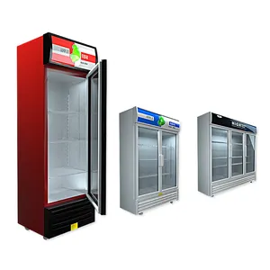 Gabinete de refrigeración Vitrina Vertical Bebidas Pepsi Enfriador Enfriadores de bebidas enfriadores